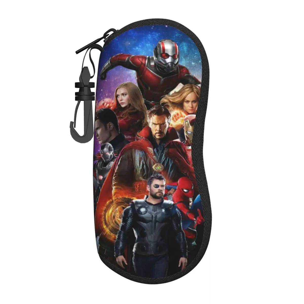 

The Avengers Portable Soft Shell Glasses Case - Lightweight, Travel-Friendly Eyewear Pouch with Easy-Access Design