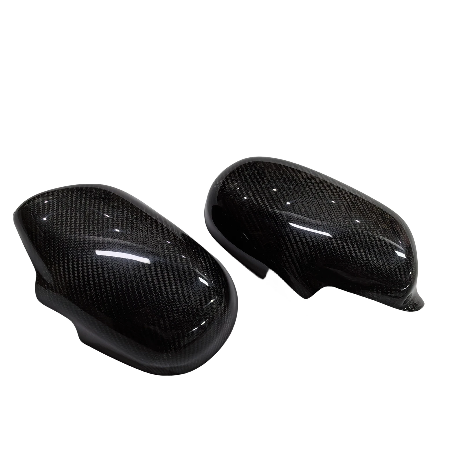 Carbon Fiber Mirror Cover Add On Exterior Side Rearview Cap Reverse Case Shell For Nissan R33