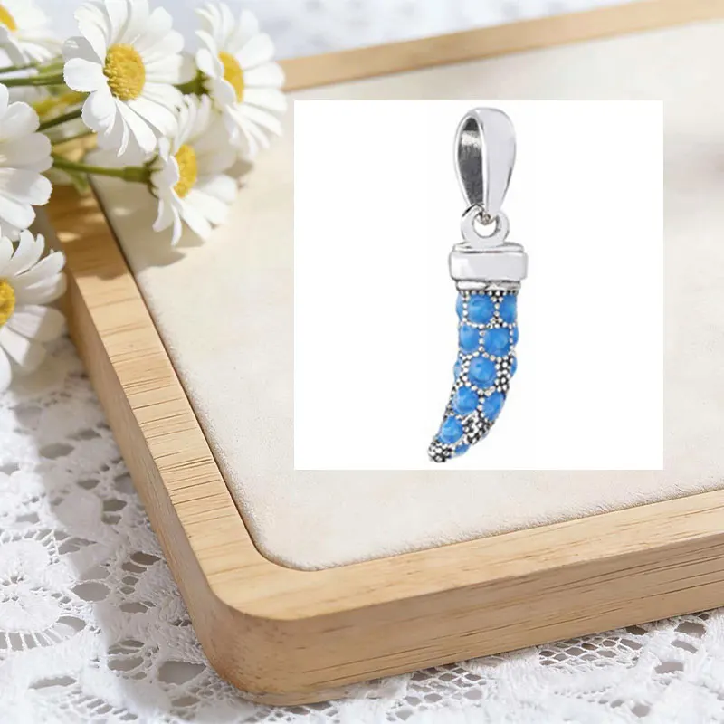 

Высококачественный классический модный кулон из стерлингового серебра 925 пробы 2026 года для простых браслетов и бусин DIY