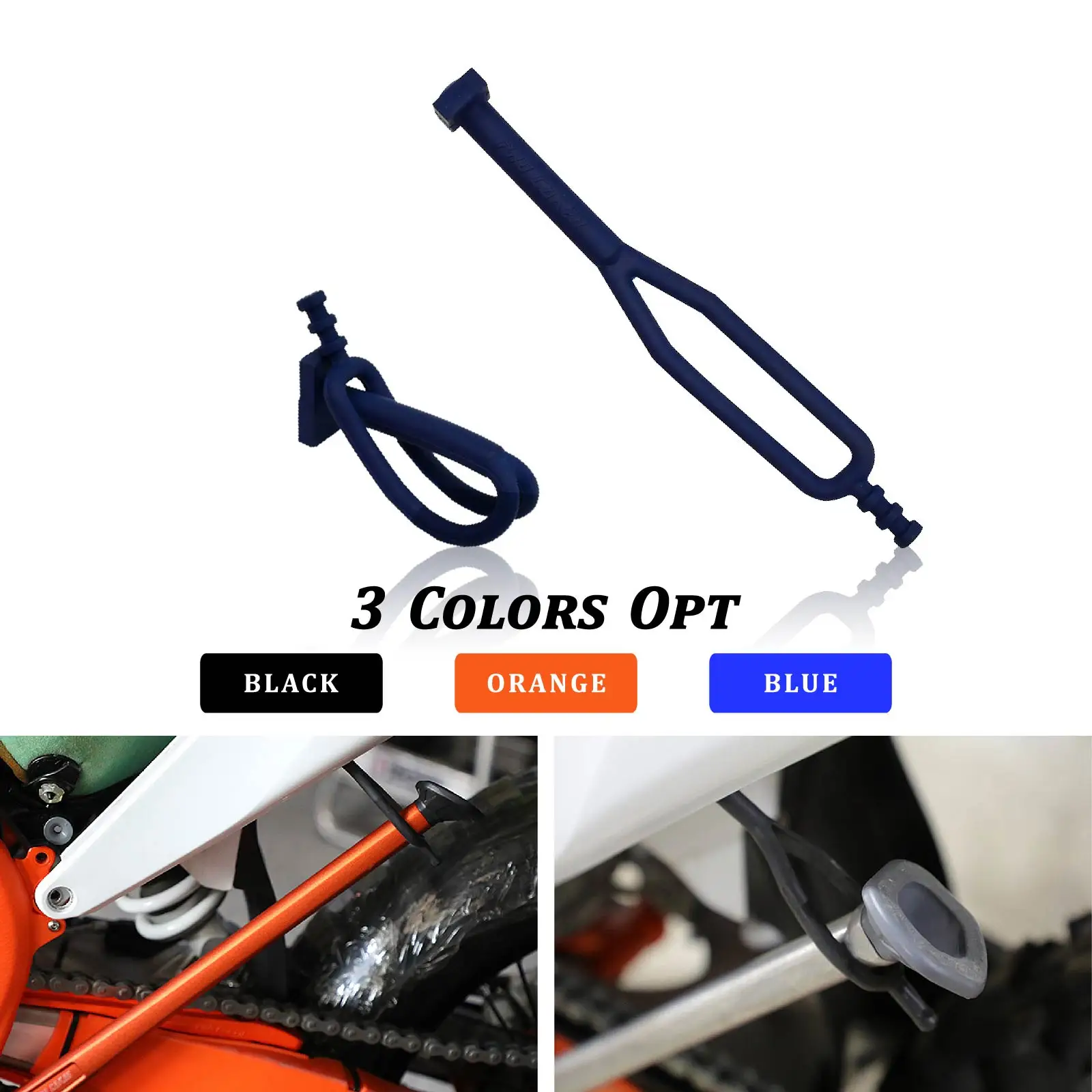 

For KTM EXC XCF XC XCFW EXCF XCW TPI Six Days 125 250 350 450 500 300 Motorcycle Motocross Rubber Kickstand Side Stand Strap