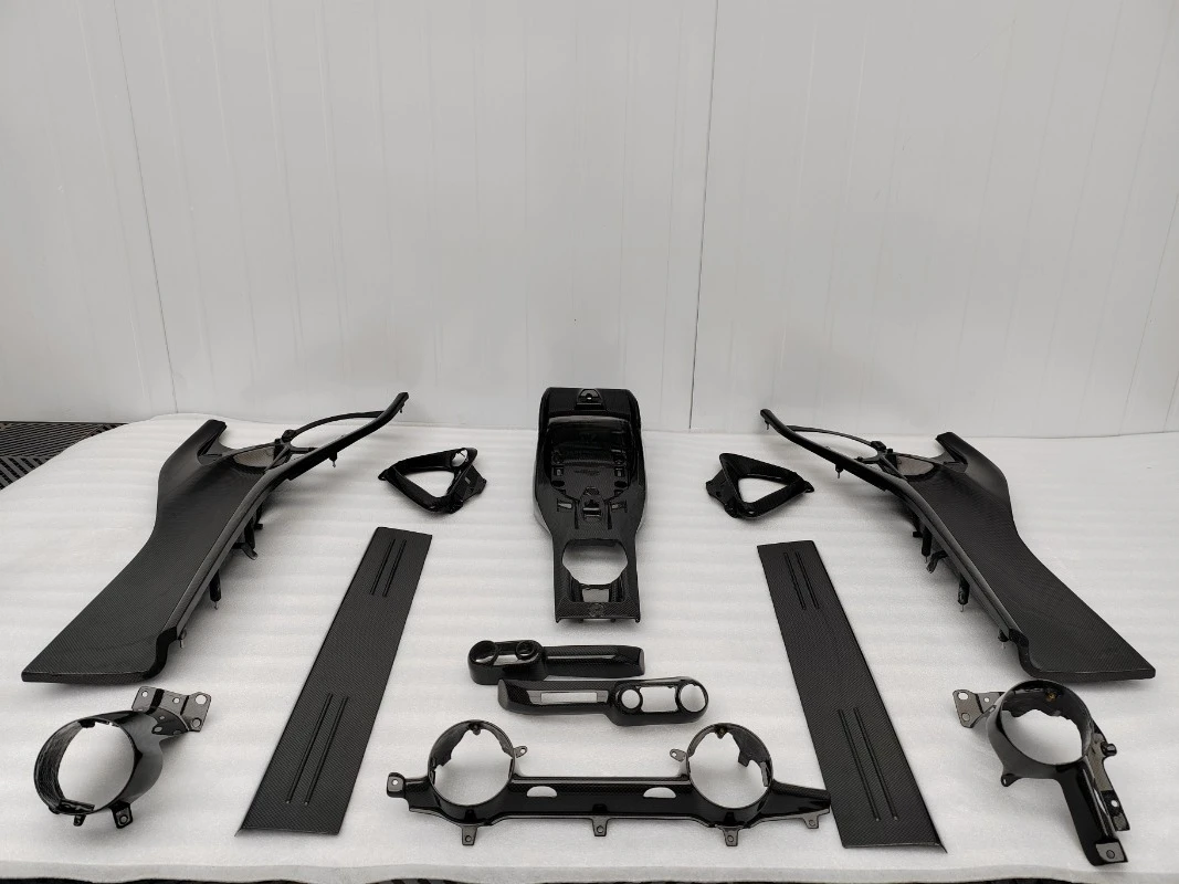 OEM Style Original Factory Auto Parts Fit Car Interior Trim Complete Set Full Dry Carbon Business/Luxury Design Easy