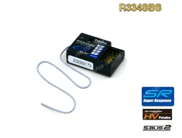 FUTABA R334SBS R334SBS-E T-FHSS высоковольтный приемник с телеметрией для транспортных средств и судов