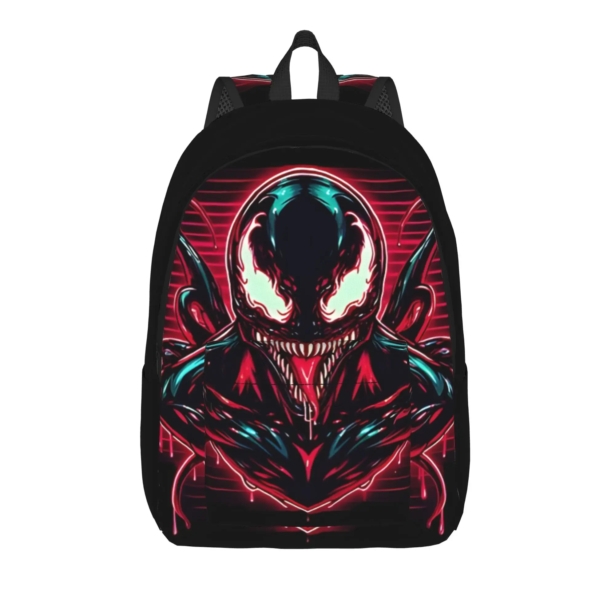 

Back to school season Classic Venom Neon Storage Bag Marvel Male Lady College Bag Backpack