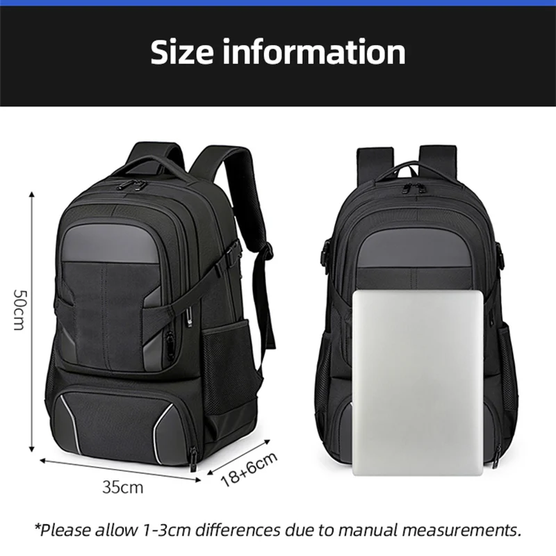 Mochila táctica deportiva con compartimento húmedo-seco para gimnasio - imagen 5