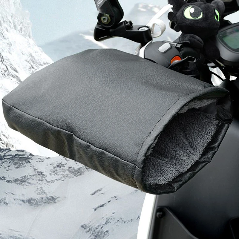 1/2PCS Motorcycle Handlebar Muffs Winter Equipment Mitts Warmer Gloves Waterproof Handmuffs Bicycle Handle Cover Hand Covers
