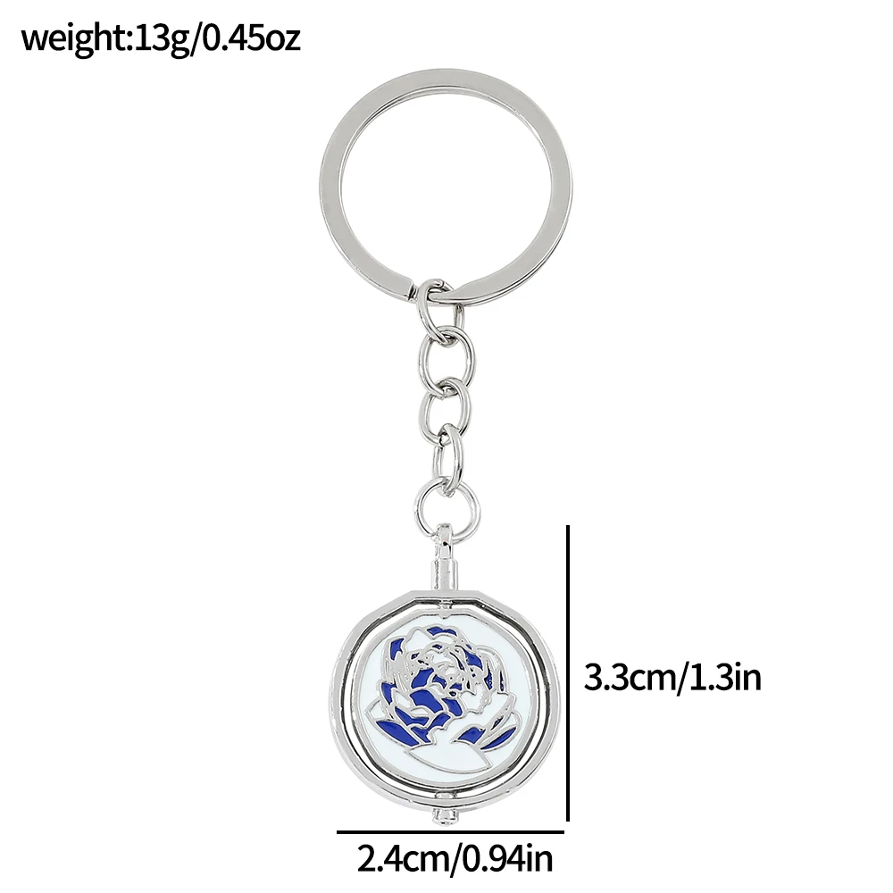 غامض الموسم 2 Jinx الأزرق الوردي كيرينغ تدوير قلادة LOL أنيمي لعبة مجوهرات معدنية موضة هدية لمحبي وجميع