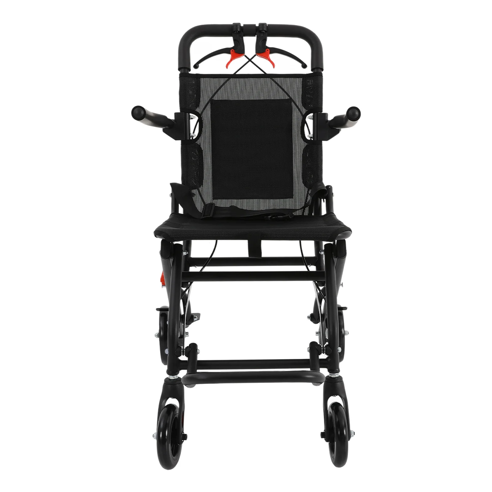 Aluminum Alloy Lightweight Wheelchair with Carry Bag, for Users 4.43‑6.07 Feet Tall, Mobility Support for Elderly And People with Movement Limitations view 8