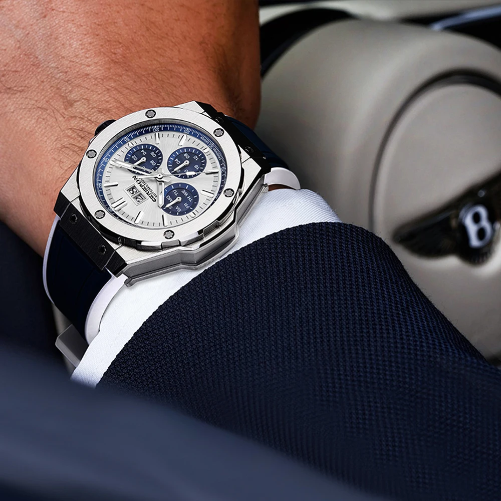 رجل حركة ميكانيكية سان مارتن ساعات للرجال مقاوم للماء تصميمات باجاني رجالي ساعات المعصم التلقائية Reloj Hombre Masculino