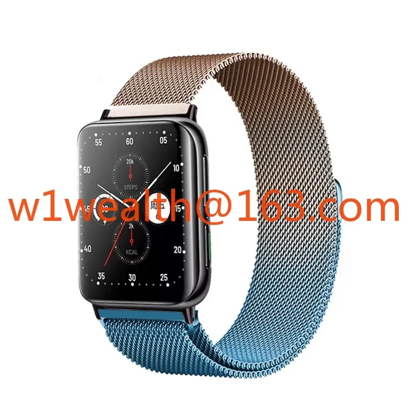 Suitable for oppo watch3/2/1 strap Milanese se metal magnetic suction 4pro smart watch strap 42 sports fashion