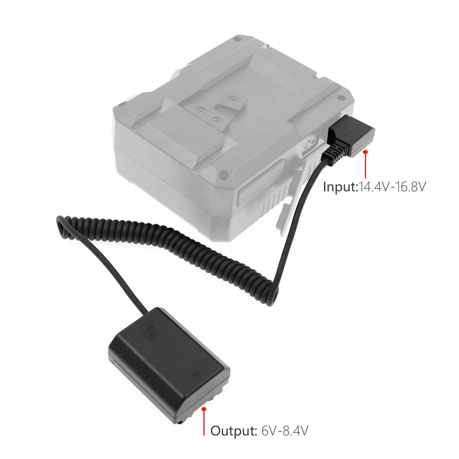 Адаптер переменного тока с D-tap на NPFZ100 для Фотоаппарата Sony Φ A6600 A7M3 A7M3K A7RM3 A7RM4 A9 A9M2 A7M3