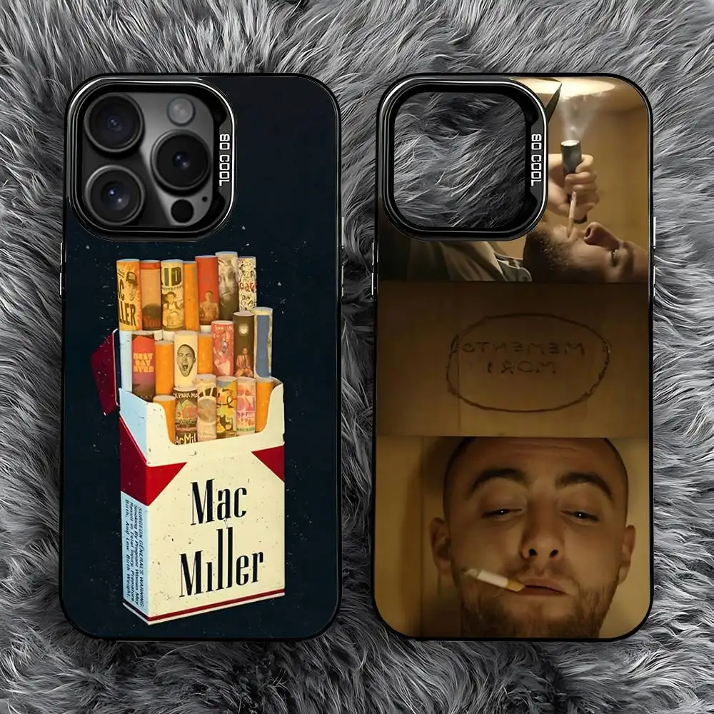 

M-Mac M-Miller Albums Phone Case For iPhone 16,15,14,13,12,11,Pro,Max,Plus,Mini,SE Anti Fall Black Matte Hard Bumper