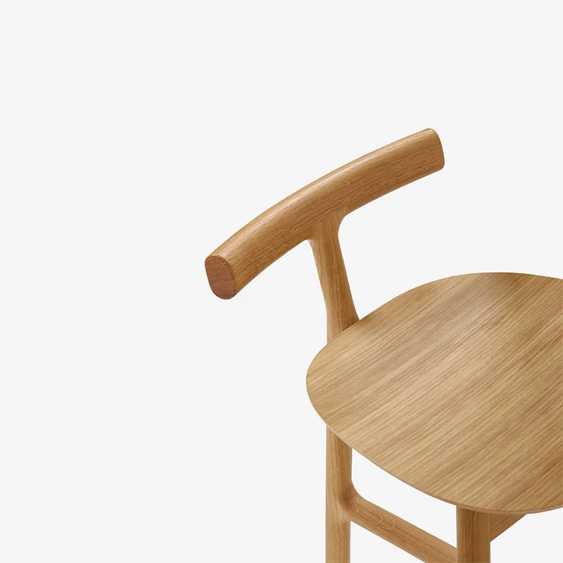 All solid wood bar single high stool bar mobile phone store high chair dining table bar