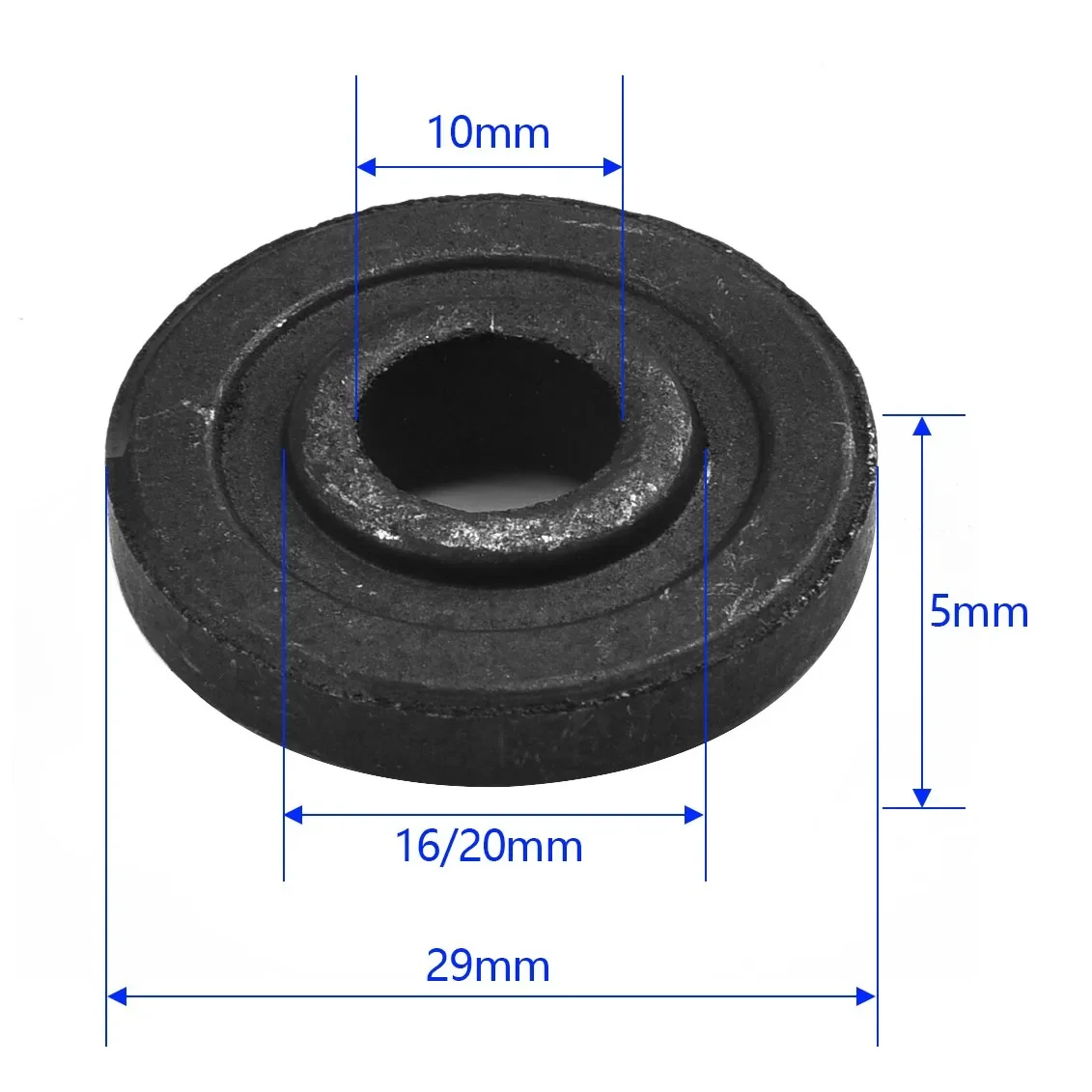 2Pcs M10 Thread Angle Grinder Pressure Plate Inner Outer Flange Nut Set Tools For 100 Type Angle Grinder Accessories