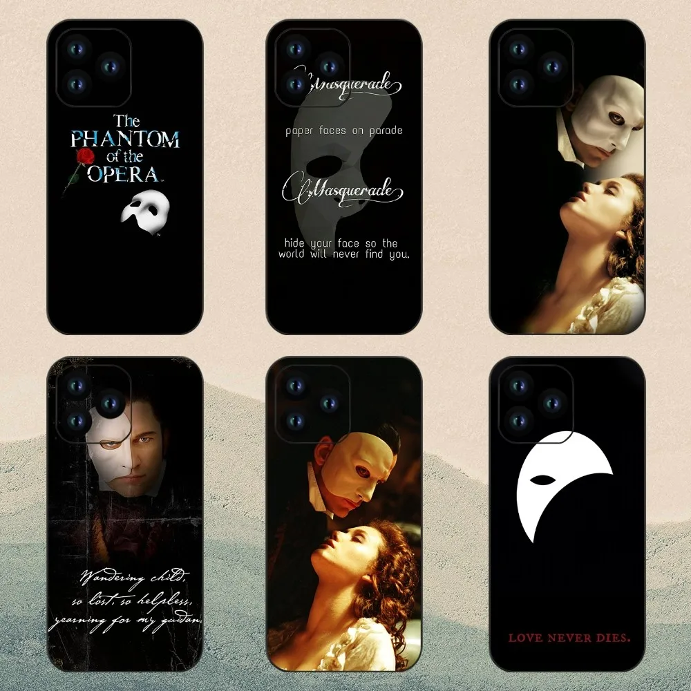 The Phantom of the Opera Phone Case For iPhone 11 12 13 14 15 Mini Pro XS Max X S Plus XR Shell