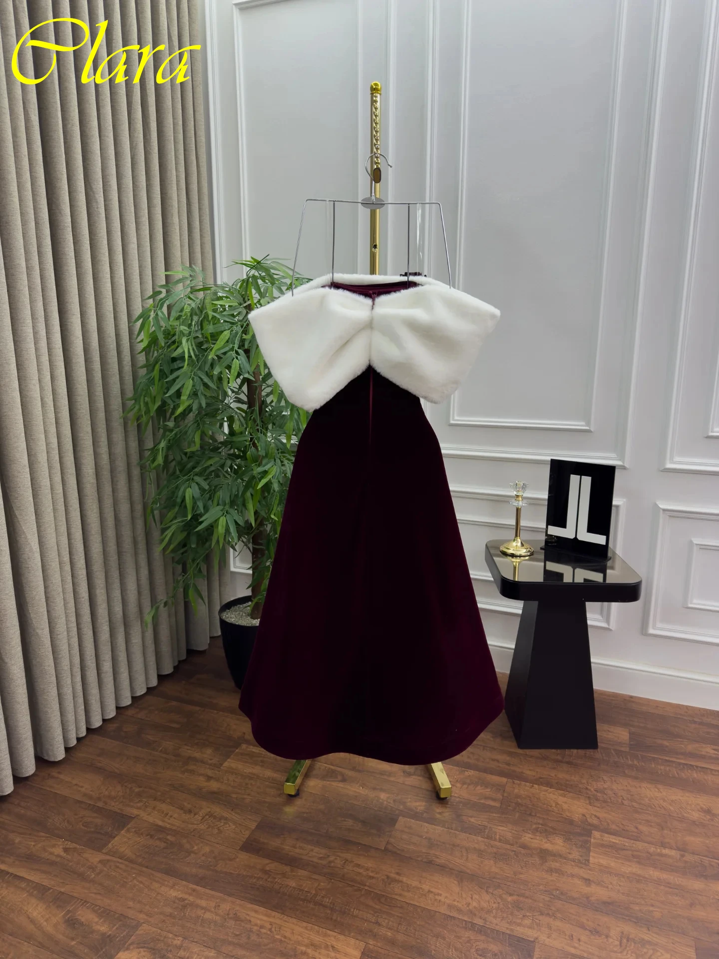 تخصيص ألف خط قارب الرقبة كاب الأكمام الحديثة الكلاسيكية مساء اللباس حساسة عالية الجودة فساتين المشاهير أزياء فستان الحفلة الراقصة