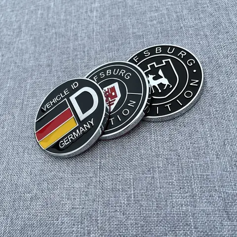 3D Car Decoration Car Styling Body Side Fender Metal Logo Sticker For VW Multivan PanAmericana Polo Touareg Tiguan Accessories 8 best sales vw multivan accessories - №2