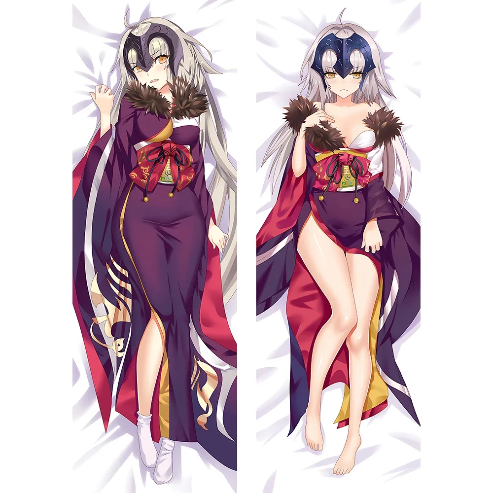 Taie d'oreiller dessin animé Fate Dakimakura, décor Otaku Waifu, imprimé sur 2 côtés, corps de câlin, oreillers de lit, housse de coussin décorative