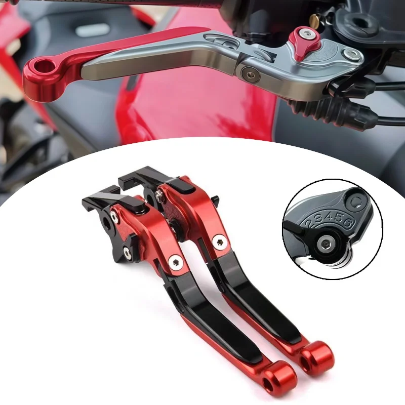 

Запчасти для мотоциклов, рычаги для Ducati GT1000 2006-10 S2R 1000 2006-08 PAUL SMART LE 2006, набор тормозных рычагов, складной, регулируемый