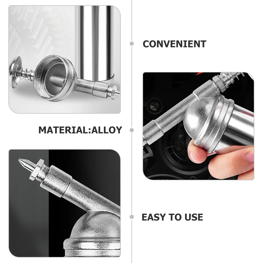 

Mini Grease Gun 80cc High Pressure Alloy Manual Oiler Car Tools Repair Small Size Spring Switch Continuous Oil Ingress