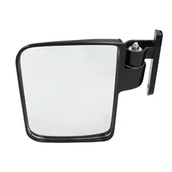 Golf Cart Folding Side View Mirrors Kit Impact Resistant Easily Install Vehicle Repair Parts Accessory Flexible Adjustment