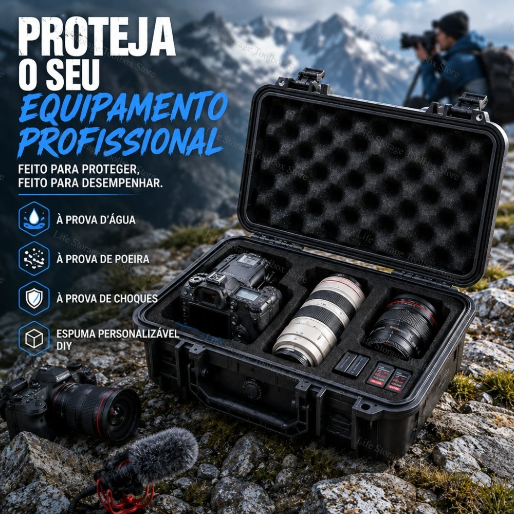 Estuche Rígido Portátil de 250 - Drone Camera Waterproof reseña y precio