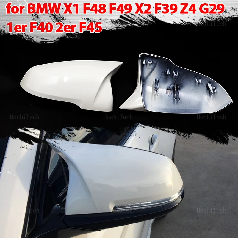 

White mirror cover Black mirror cover Overlay for BMW F44 F40 G29 F48 F49 F52 2019-2020 For X2 F39 Toyota Supra 2019-2020