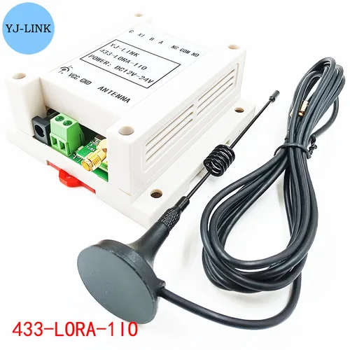 Imagen 2 del producto Controlador de E/S remoto Lora de 1 canal, 433MHz, transmisión inalámbrica, módulo de interruptor de relé de punto a punto