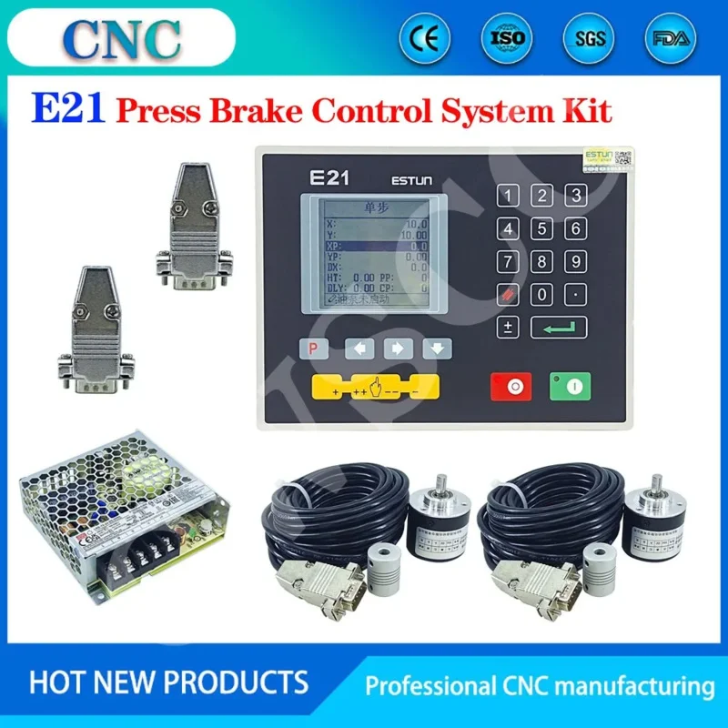 

Estun E21 Control System Bending Machine Controller Two Encoders DC Switching Power Supply