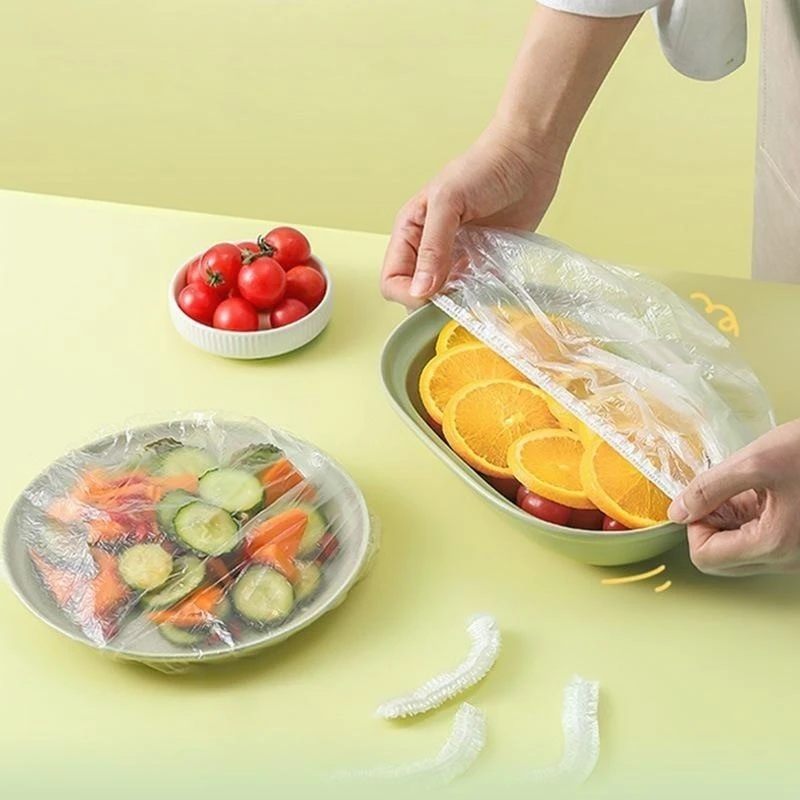 Pokrywki do przechowywania świeżych produktów Regulowane elastyczne plastikowe nakładki Pokrywa Pojemnik do przechowywania żywności Lodówka kuchenna Organizacja Akcesoria Artykuły gospodarstwa domowego