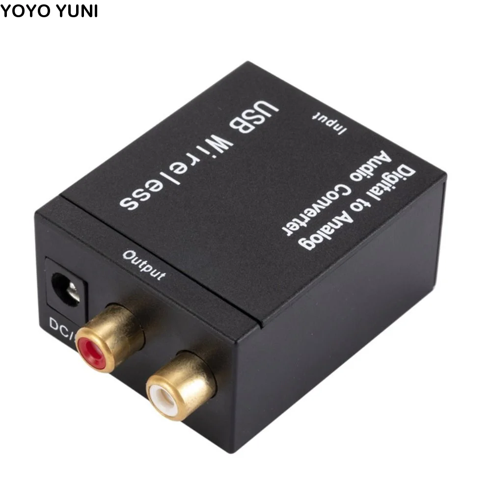 Audio Power Amplifier Digital To Analog Audio Converter Decoder Optic/Coaxial SPDIF for ATV DAC Amplifier RL Audio ABS