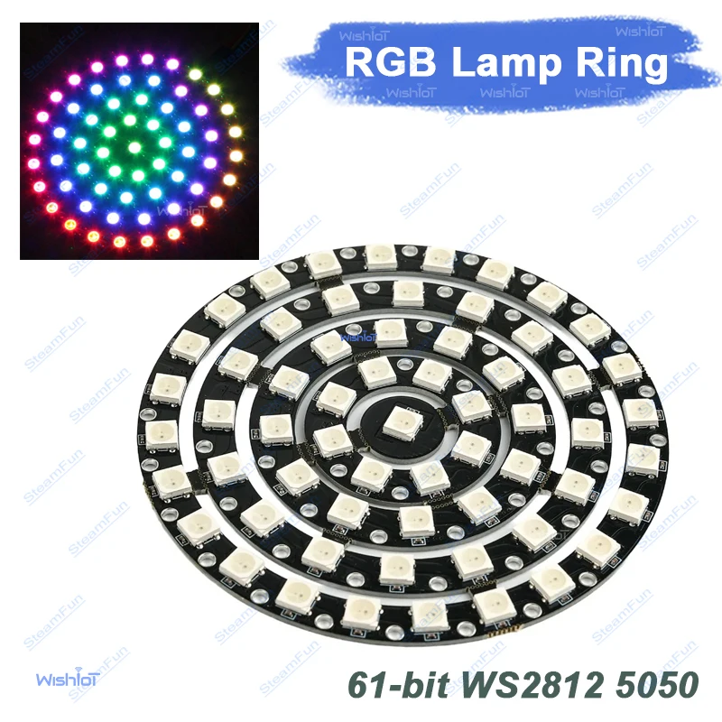 ws2812b-5050-rgb-led-リング-61-ビット-プログラマブル-アドレス指定可能なライト-サークル-ドライバー付き-arduino-raspberry-pi-diy-プロジェクト-キット