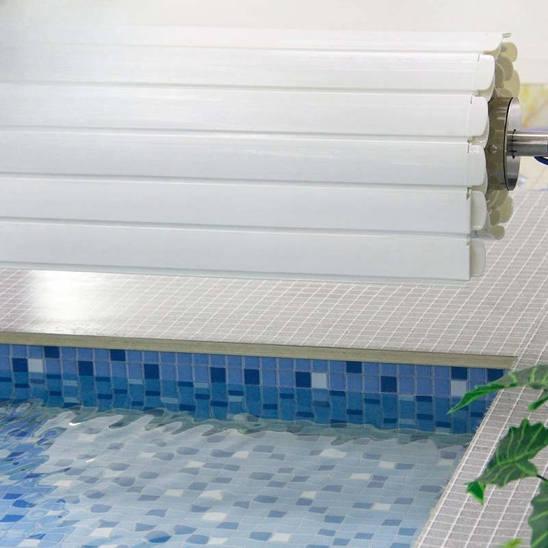 Outdoor outdoor swimming pool cover, indoor swimming pool electric cover, environmentally friendly PC floating board dust