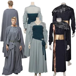 Galadriel Cosplay Dress Sauron Fantasia Coat Costume Fantasy Wizard Robe Istari Disguise Outfits Halloween Carnival Party Suit