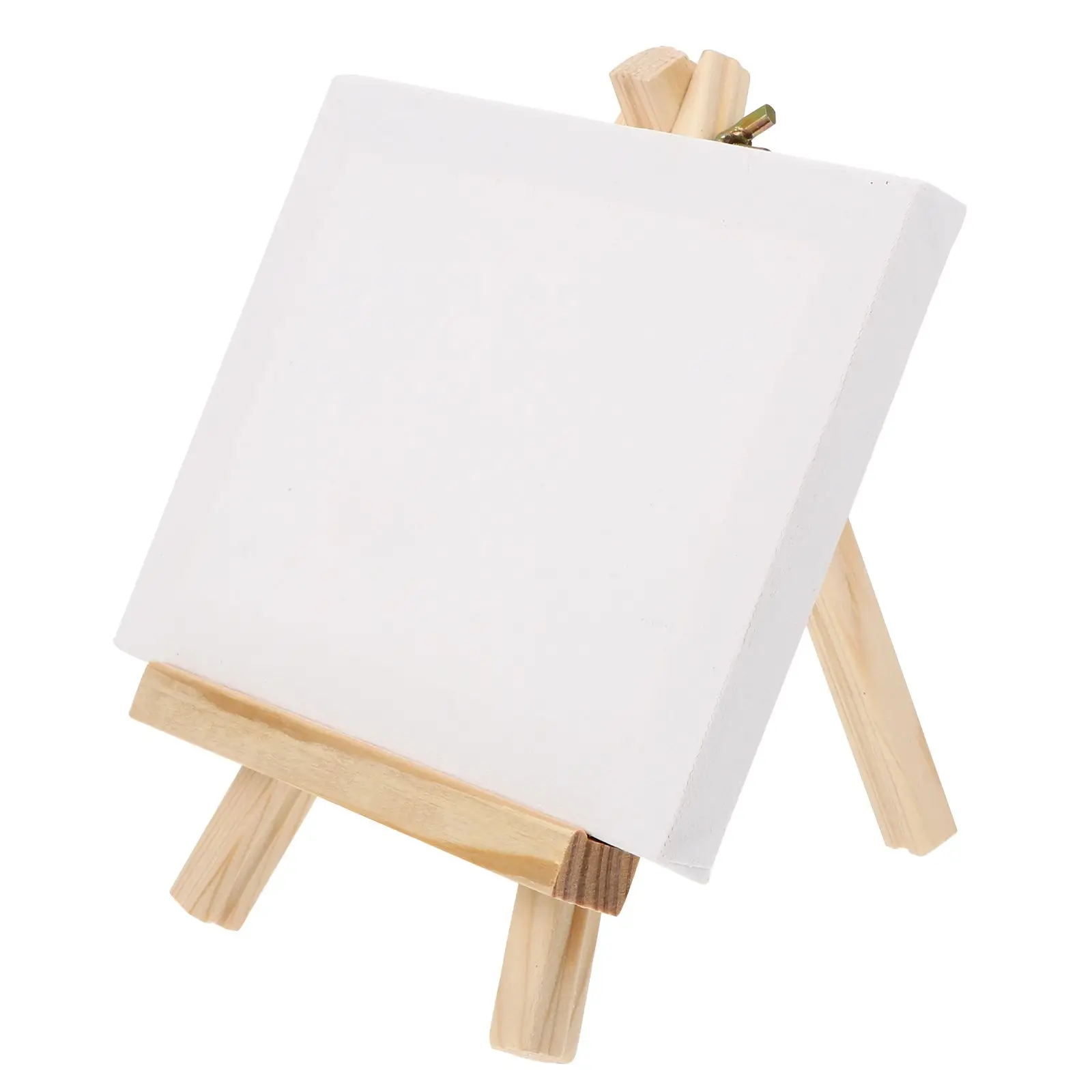 Wooden Easel Mini Canvas Cloth Folding Tabletop Display Rack for Painting Students Kids Classes Portable Practical Use