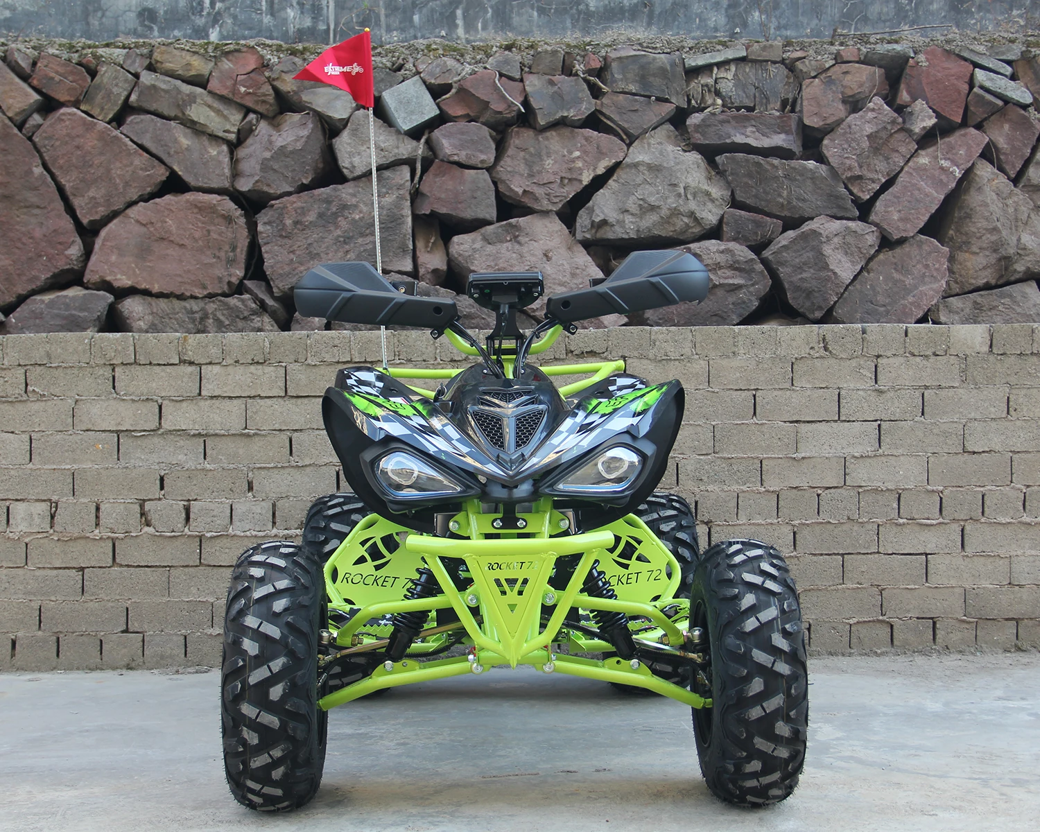 

Электрический квадроцикл с мощным двигателем 1800 Вт, 72 В, двойной поворотный рычаг, подвесные гидравлические дисковые тормоза