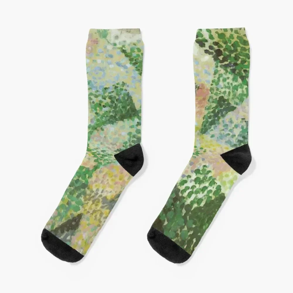 

Salvador Dali | Landscape Near Madrid Socks japanese fashion Running Antiskid soccer Non-slip Socks Men Women's
