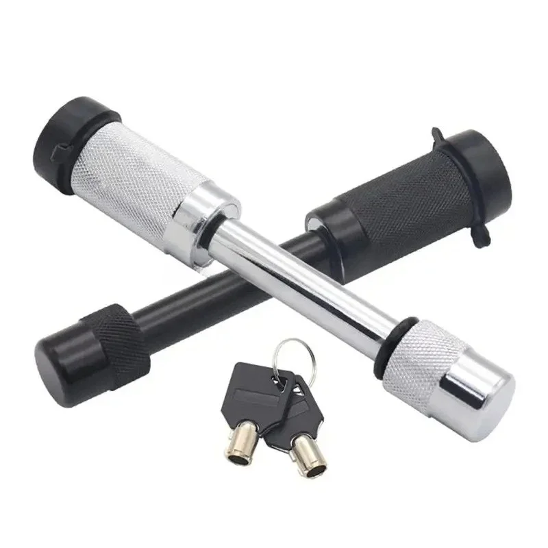 Heavy Duty Trailer Hitch Lock with 2 Keys, Anti-Theft Tow Hitch Latch Lock for Car RV, Durable Towing Security Device