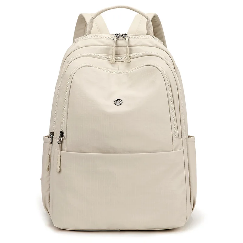

2026 New Women's Backpack Fashion High Quality Women's Backpack Solid Color Versatile Large Capacity Girls' Travel Backpack