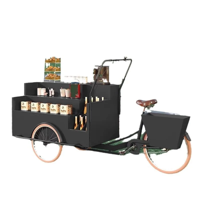 Mobile tricycle upside down donkey vending car stall wholesale shopping mall