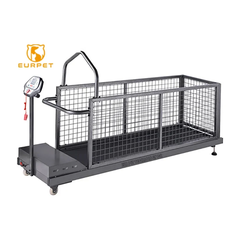 EURPET Huge Pet Running Walking Veterinary Endurance Training Mecanic Dog Treadmill With Fence And Change Speed 0.8-12km/h