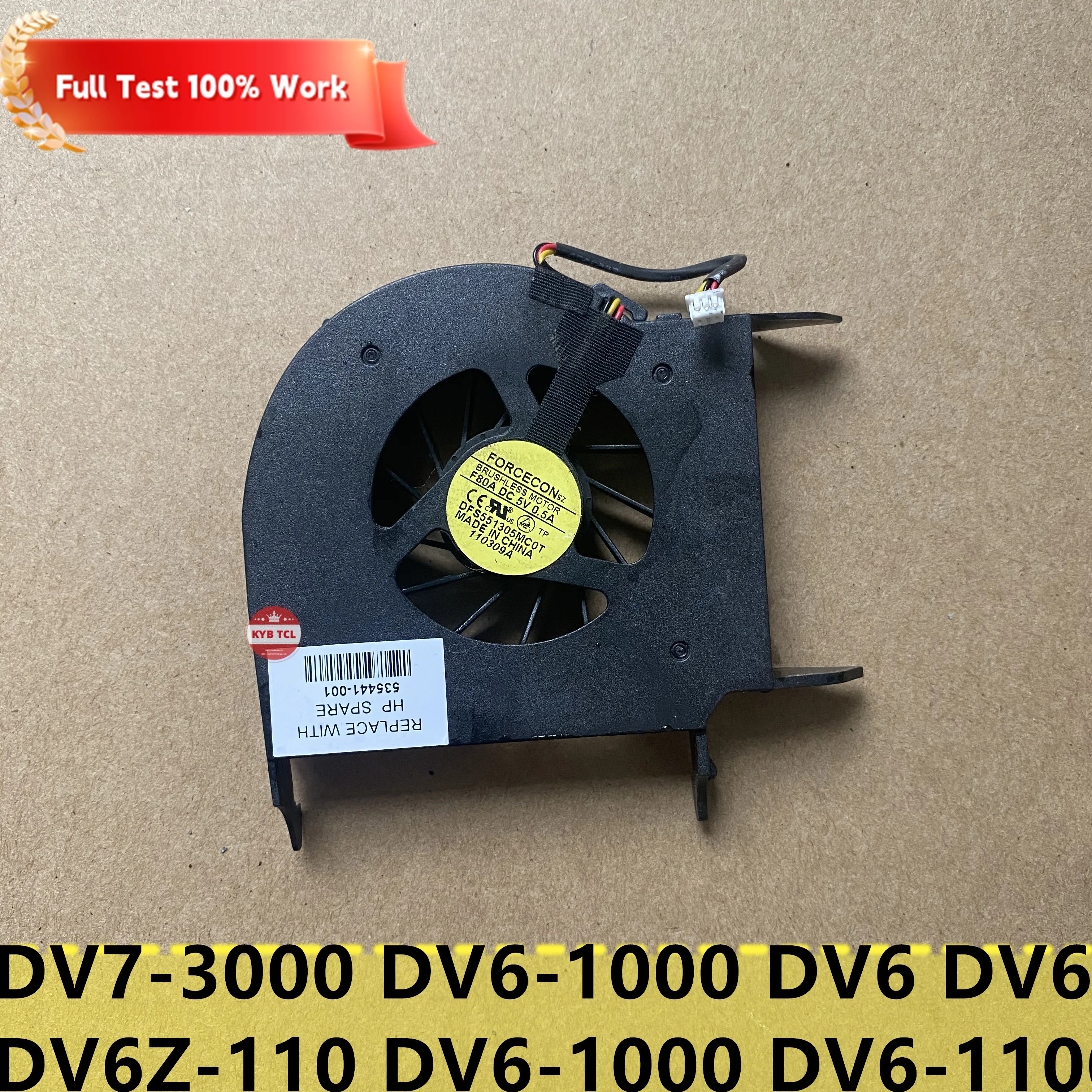 Laptop CPU Cooling FAN Or Heatsink For HP Pavilion DV7-3000 DV6-1000 DV6 DV6Z DV6Z-110 DV6-1000 DV6-1100 Notebook 535442-001