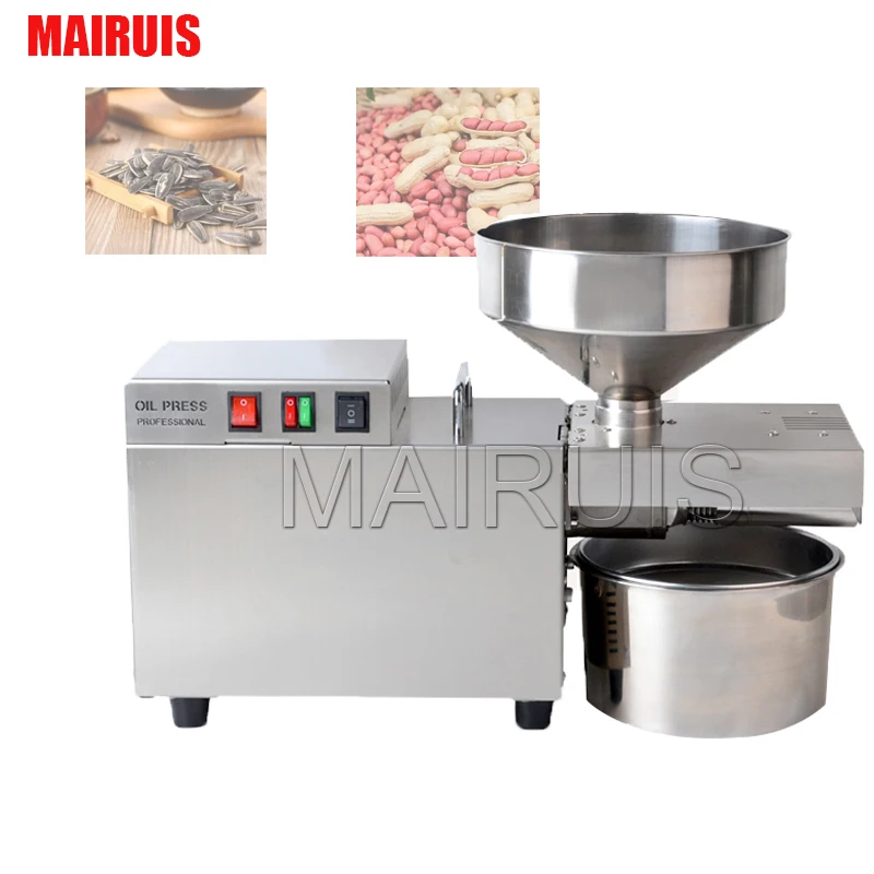 

Household Oil Press Machine Automatic Cold Press Peanut Flax Seed Walnut Oil Extractor Presser