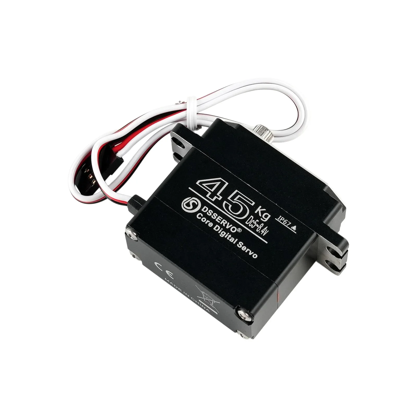 DSservo DS3345 45KG Digitale Metal Gear Servo met hoog koppel IP67 Waterdichte aluminium behuizing voor 1/8 1/10 RC Crawler Auto Boot Tr