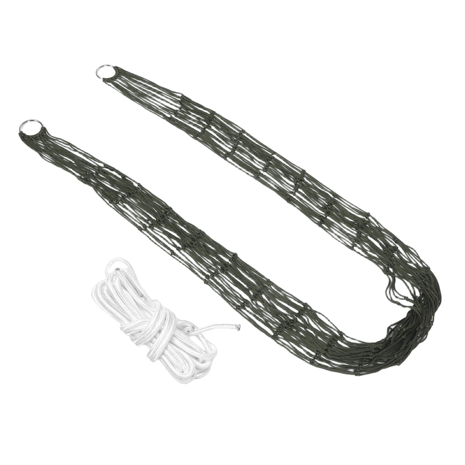 

Outdoor Hammock Mesh Rope Hammocks for outside Garden Swing Portable Nylon Kids Camping Adults Tree Child