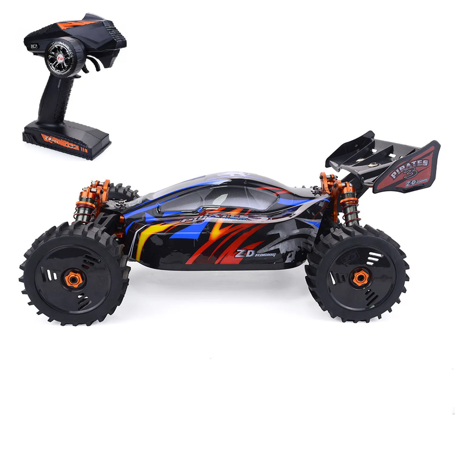 1/8 zd racing cars rtr 100 km/h de alta velocidade rc buggy 9020 v3 4x4 elétrico remoto fora da estrada veículo amortecedor metal para adulto