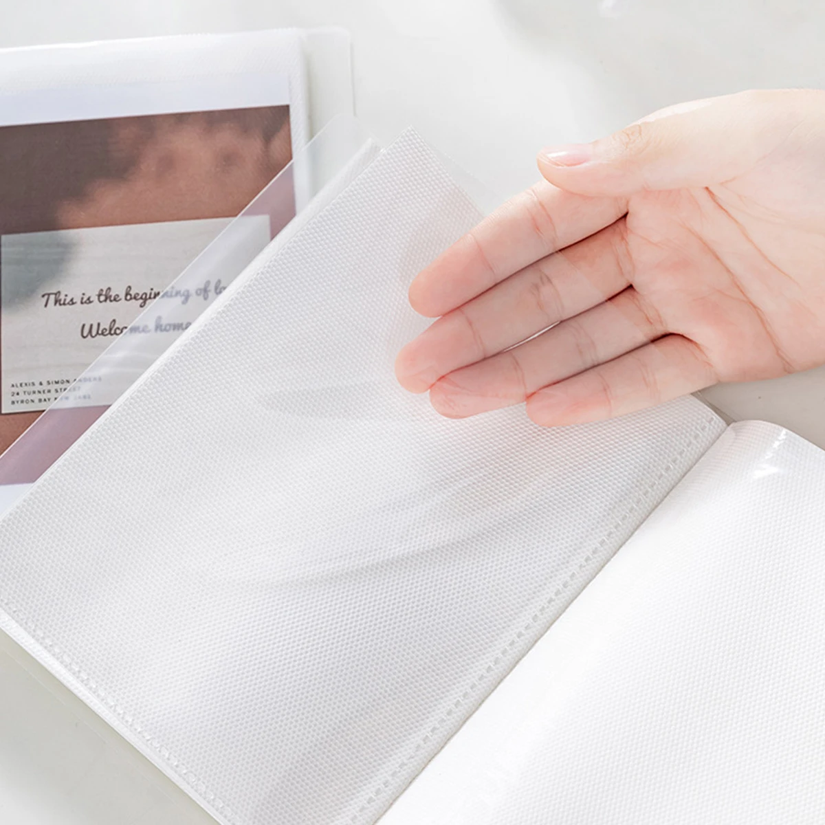 سعة كبيرة متعددة فتحة للبطاقات الحد الأدنى من مواد الجيب تخزين كتاب تخزين المدرسة بطاقات الصور القرطاسية اللوازم المكتبية