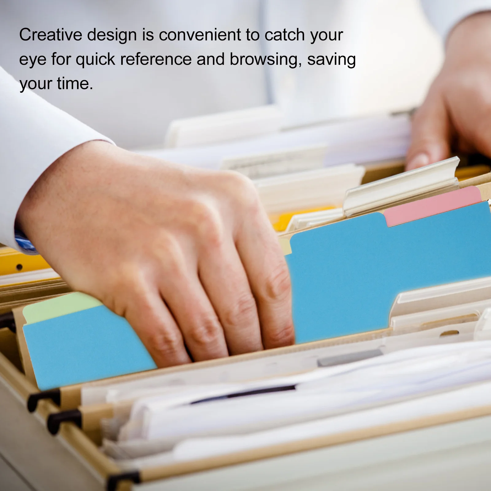 10pcs A4 Page Divider Binder With Tabs For Notebooks Files Reports Paper Paper Dividers Tab Index Page Divider Dividers