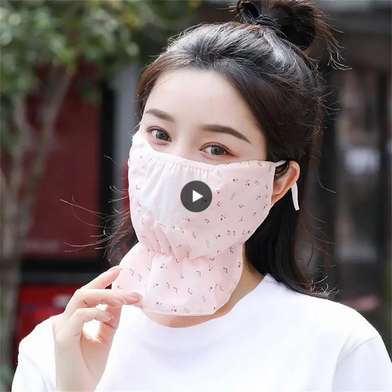 Sunscreen Mask Colorful Anti-dust Resistant Sun Breathable Sun Protection Sports   Entertainment Hiking Scarves Camping   Hiking