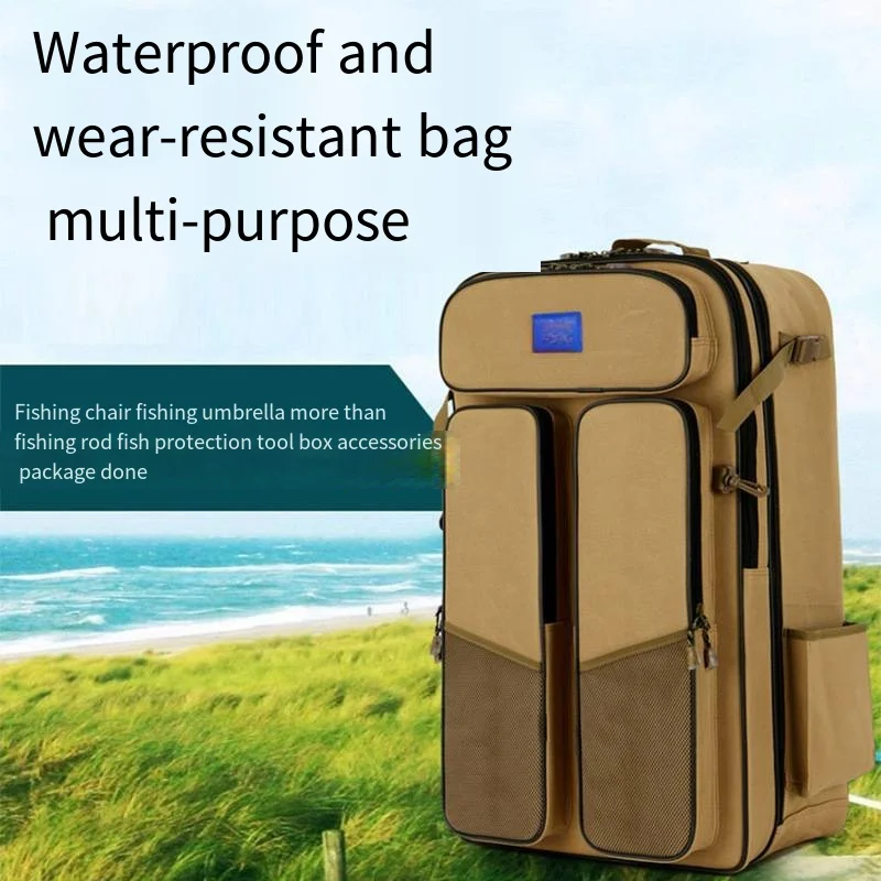 New Multi-purpose Fishing Chair Bag with Detachable Shoulder and Back Fishing Gear Bag, Fish Protection Bag,fishing Tackle Bag