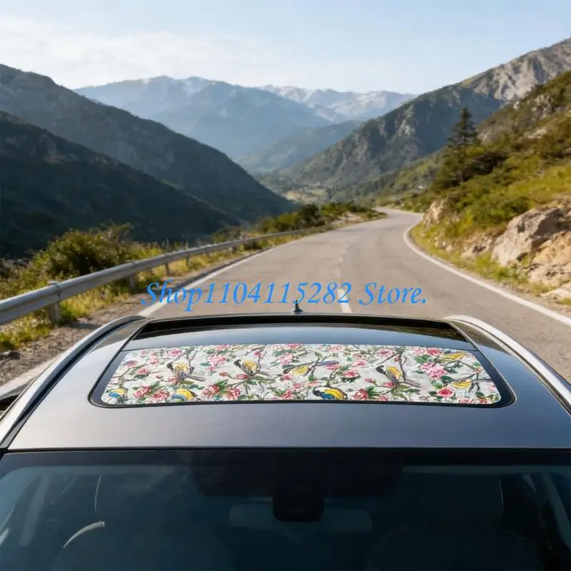  Customizable Bird Pattern Cover Material For Glass Surfaces Thermal Control 43Cm Wide
